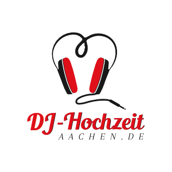 Schwungvolles Hochzeitslogo DJ Hochzeit 716216